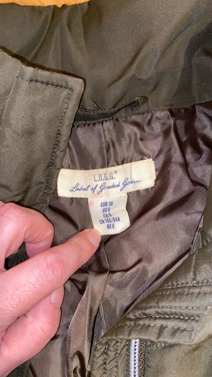 Veste kaki sans manche - photo numéro 2