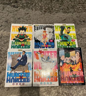 Lot 6 mangas Hunter x Hunter
