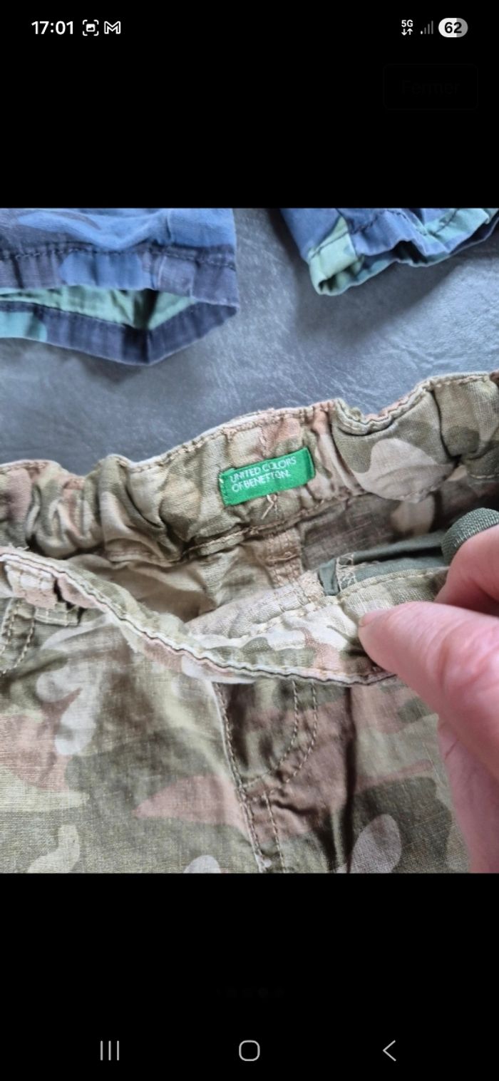 Lot 4 shorts / bermudas 6 ans marques variées tbe A61 - photo numéro 10
