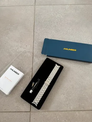 Bracelet métallique anlinser compatible 20MM, argent, neuf