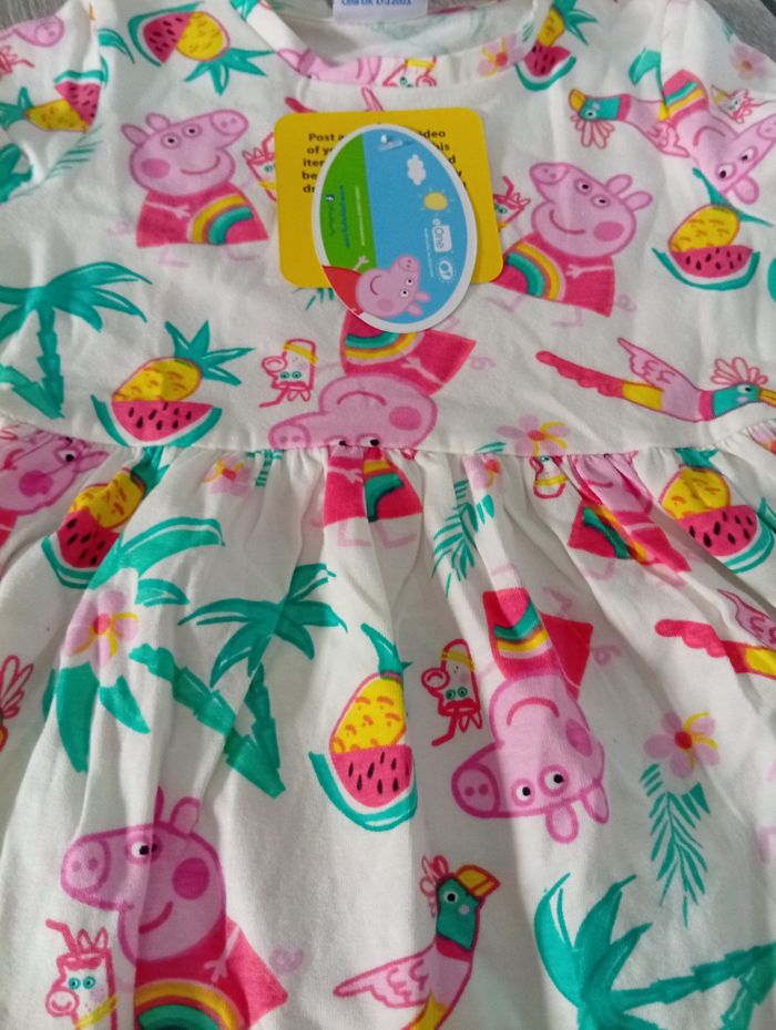 Jolie robe Peppa Pig dû 12/18 mois - photo numéro 2