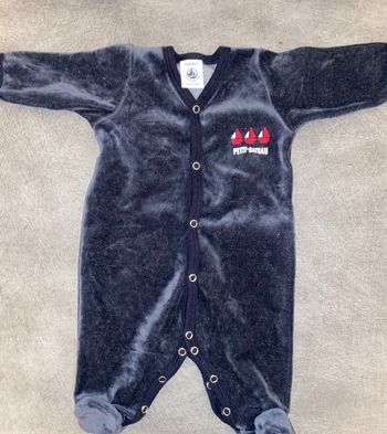 Pyjama velours Petit bateau
