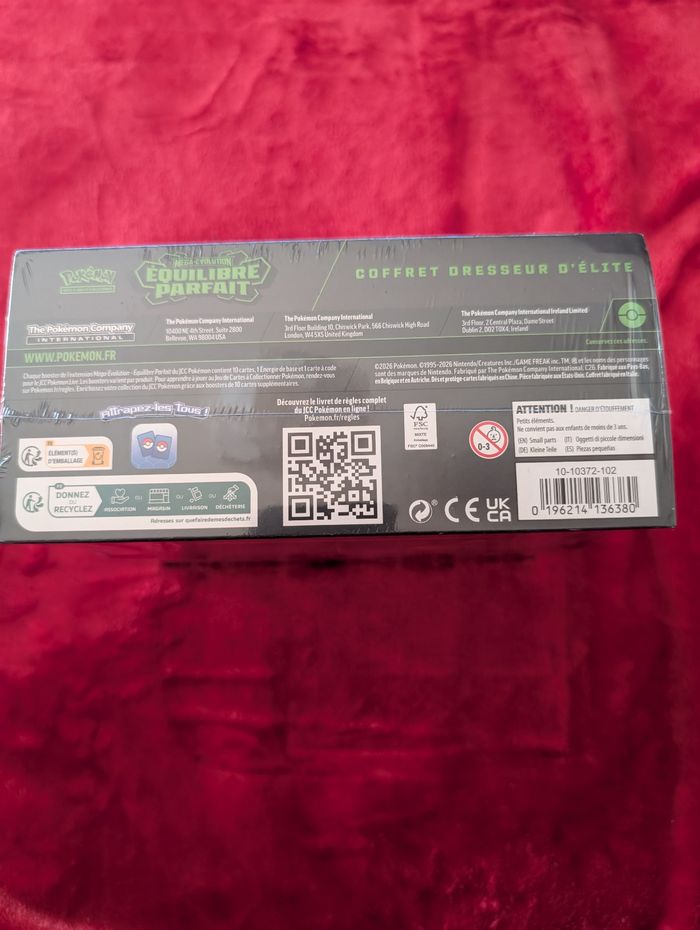 Pokémon ETB ME03 Équilibre Parfait - photo numéro 3
