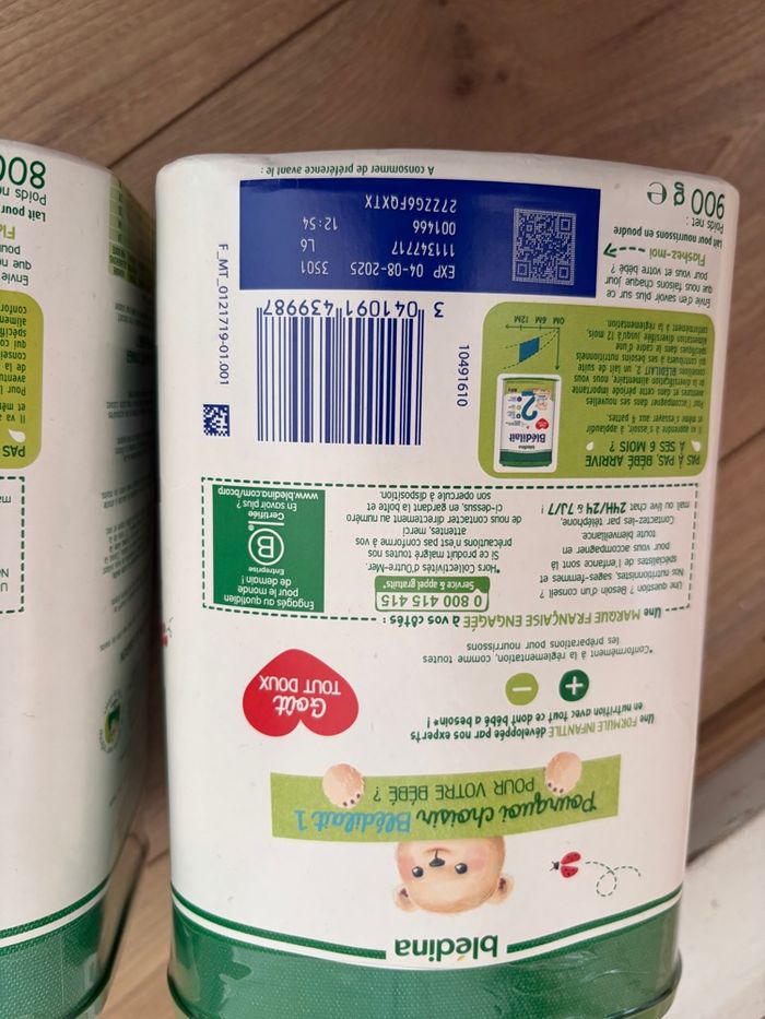 Lot Lait Bledilait - photo numéro 3