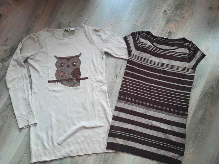 Lot de 2 pulls' Camaieu' taille 2