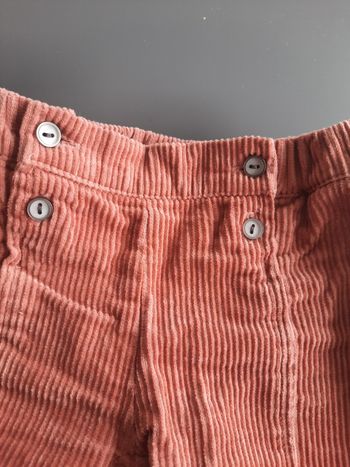 Pantalon velours côtelé