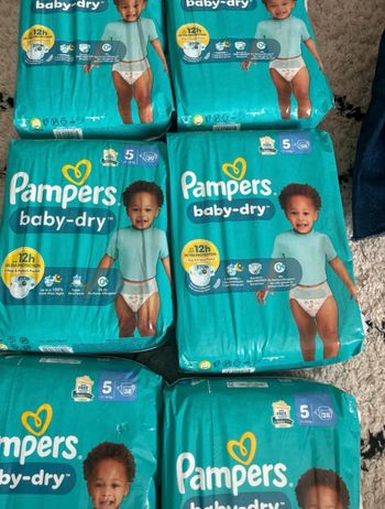 Couches Pampers 6 paquets