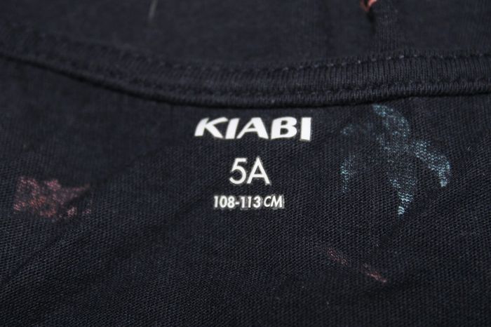 🦄 Robe d'été Kiabi bleu marine à motifs fantaisie - Taille 5 ans 🌴 - photo numéro 3