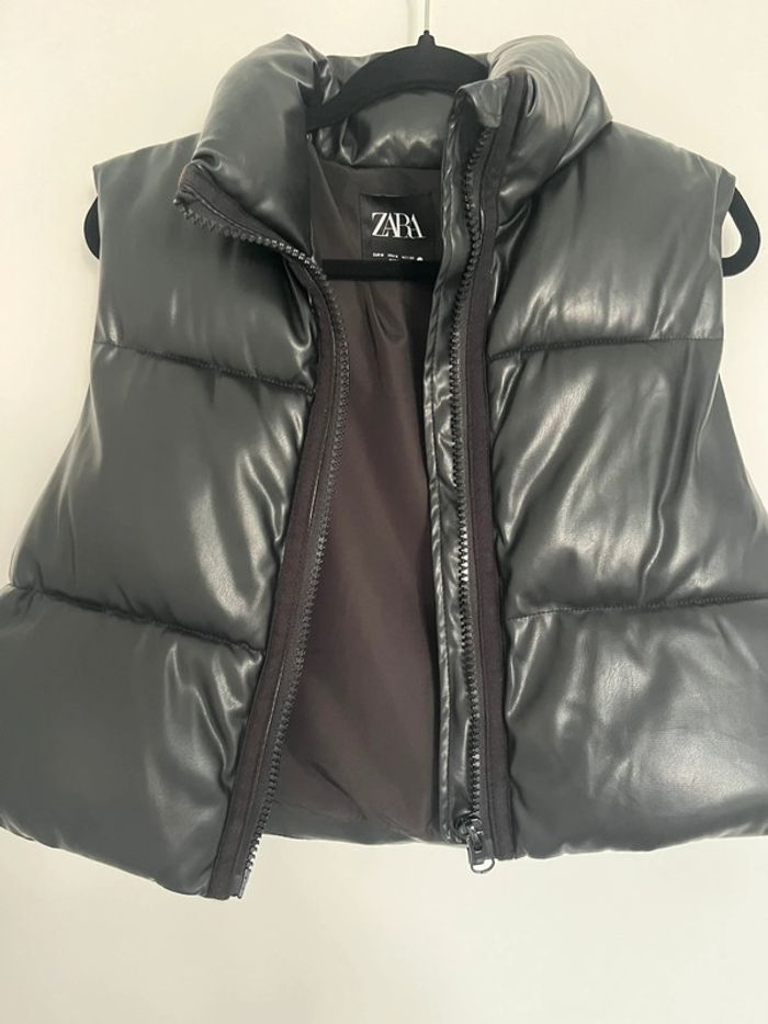 veste en cuir zara