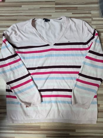 Pull rayé femme Tommy Hilfiger taille XXL