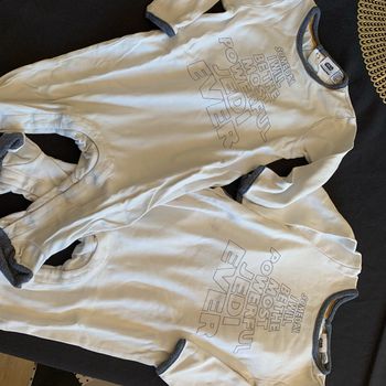 Lot 2 pyjamas coton  Jumeaux 12 mois Star Wars Blanc