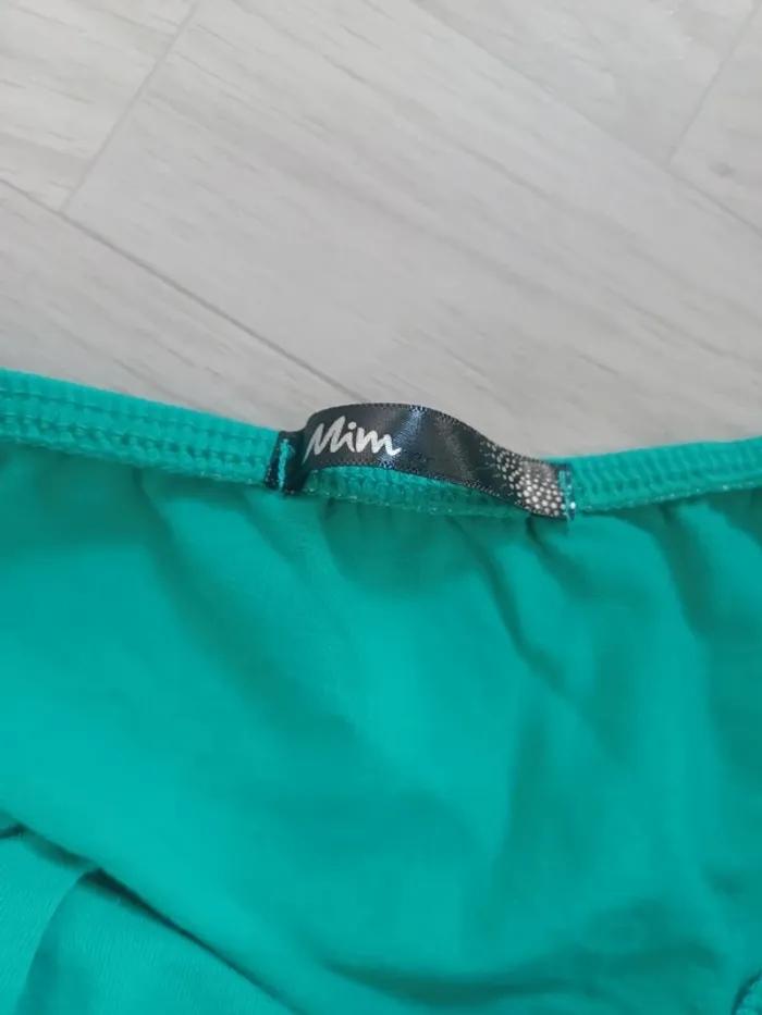 Robe bustier moulante verte mim - photo numéro 4
