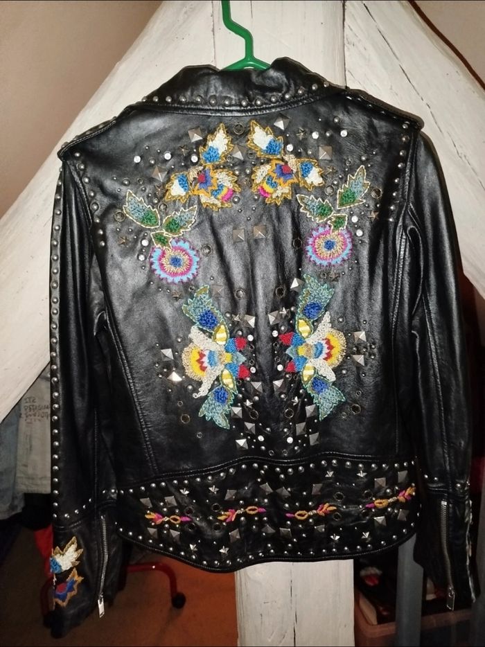 Blouson Zara cuir - photo numéro 2