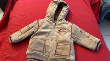 Manteau doublé polaire garçon 12 mois