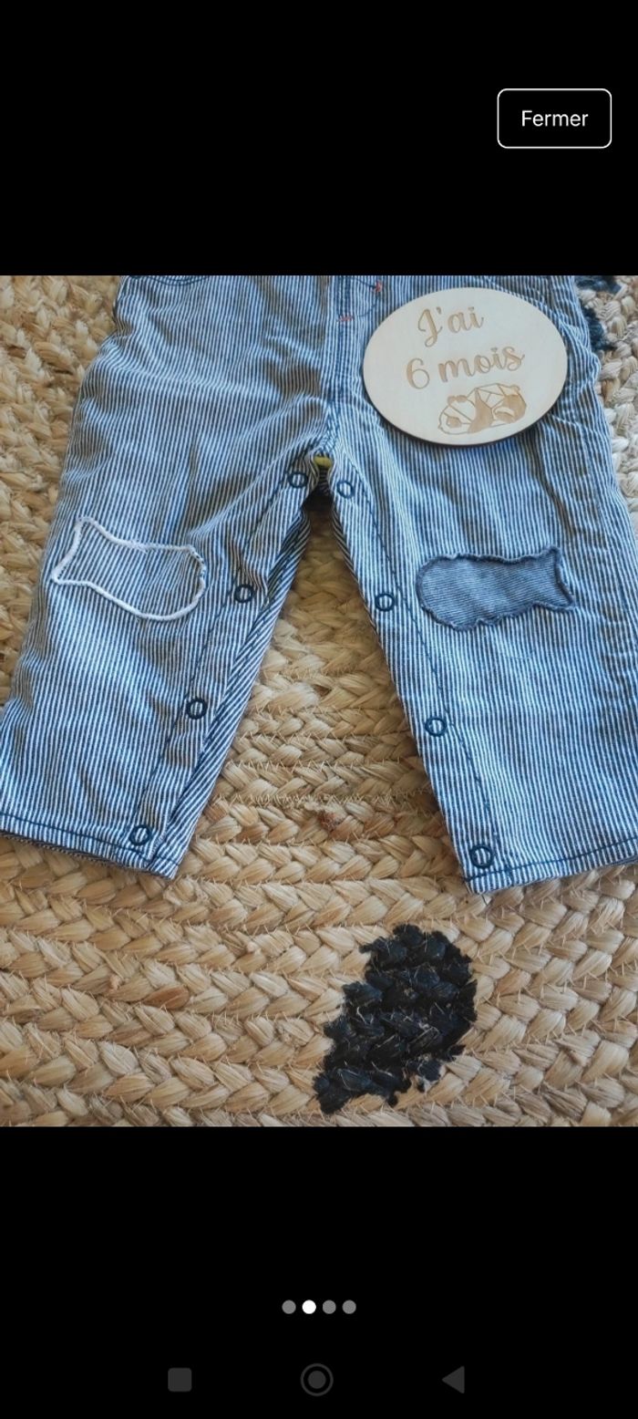 Salopette bébé garçon 6 mois - photo numéro 2