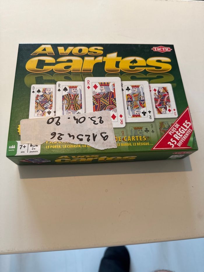 Tic-tac a vos cartes, 35 jeux différents