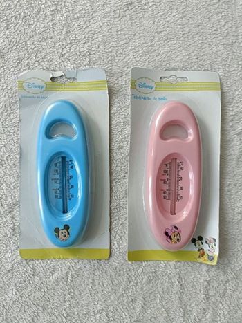 2 thermomètres de bain disney