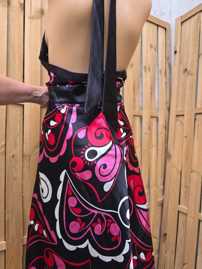 Robe foulard asymétrique 🍒vintage 90🍒taille 44 - photo numéro 3