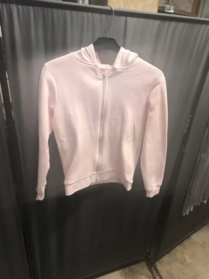 206708 veste zippée rose fille 14 ans sans marque