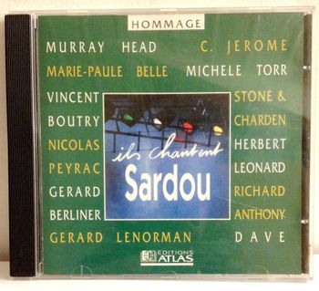 CD musique Sardou ils chantent