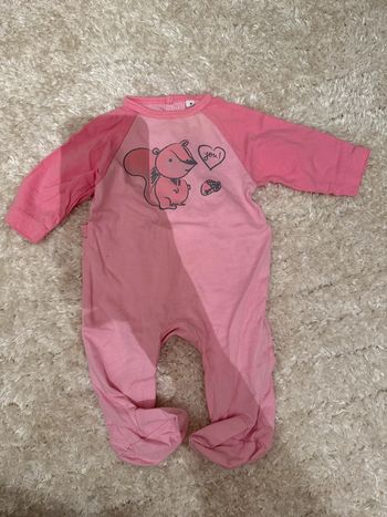 Pyjama vêtement bébé fille rose naissance 0 mois