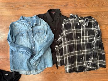 Lot 6 hauts chemise et tee shirt filles ados