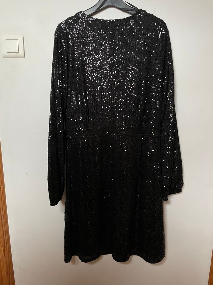 Robe à sequins noire Tissaia Taille L -44 - photo numéro 3