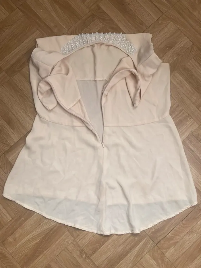 Top sans manches rose perlé vintage Ivivi - photo numéro 5