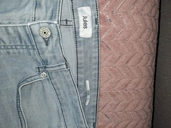 Pantalon droit Jules 40 homme bleu clair W30 L34 tbe - photo numéro 7