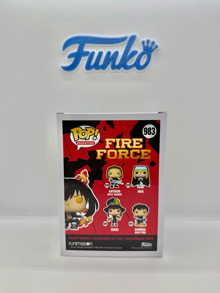 Funko Pop Fire Force Tamaki 983 GLOW Hot Topic 🇺🇸 - photo numéro 5