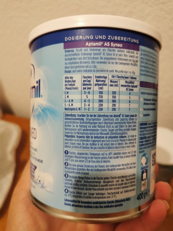 Lot Lait aptamil As syneo - photo numéro 6