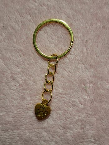 Porte clé patte de chien