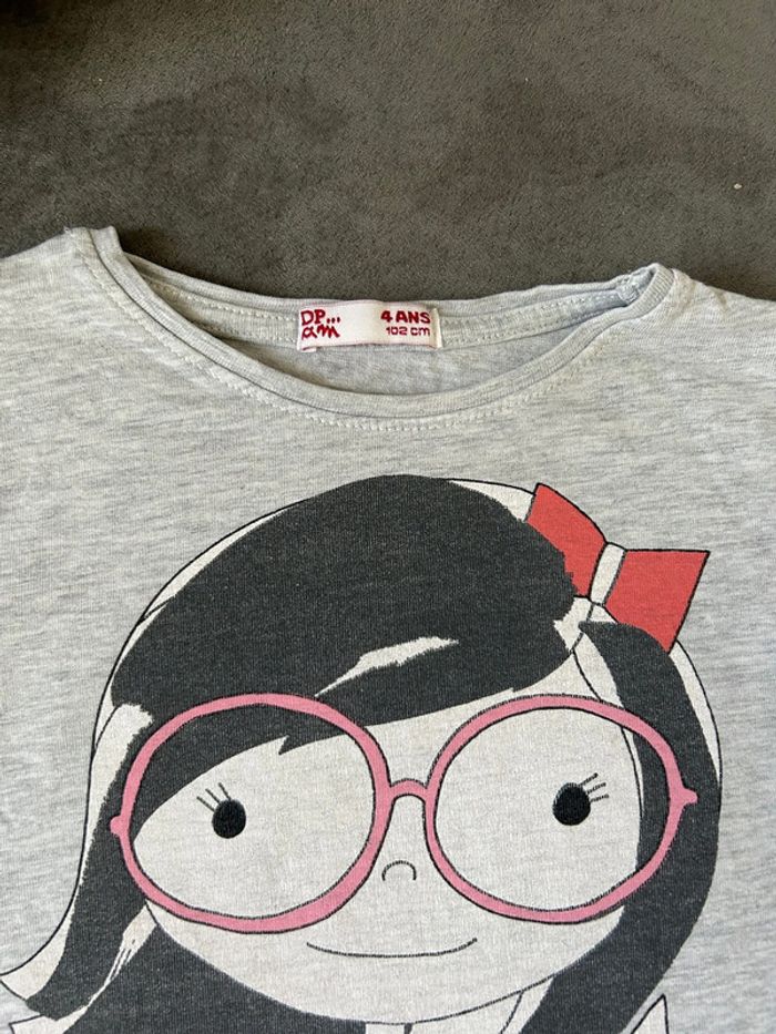 Tee shirt motif fille - photo numéro 3