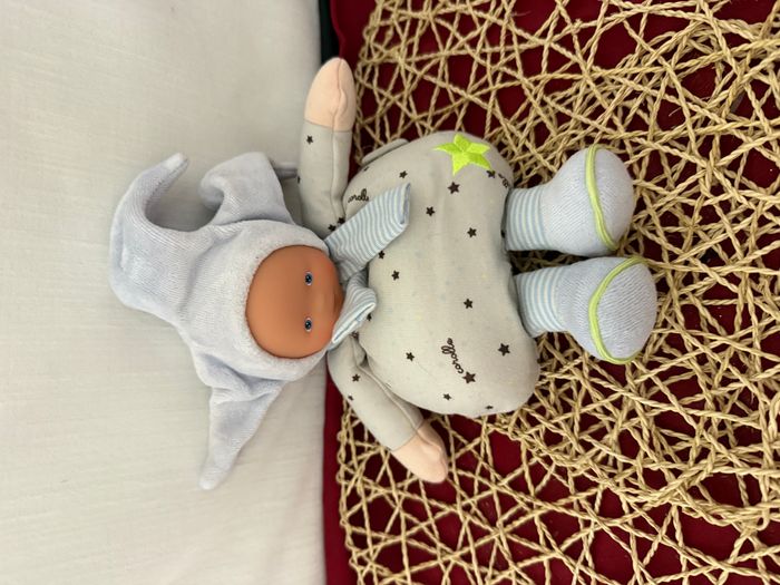 COROLLE DOUDOU LUTIN POUPEE BLEU GRIS ETOILE FLUO - photo numéro 4