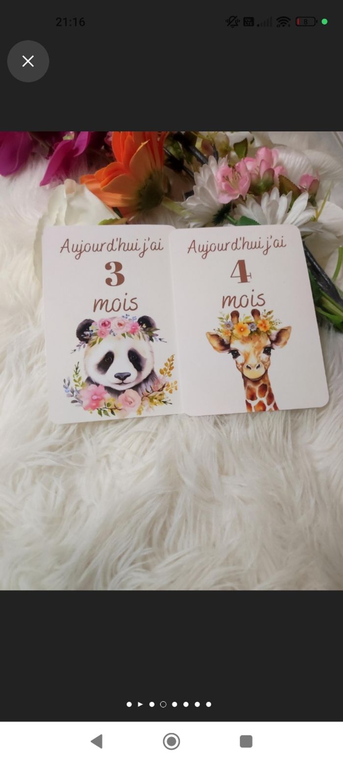 Carte étape bébé - photo numéro 3