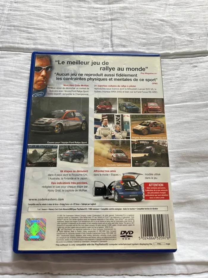 Jeu de play 2 Collin McRae rally 3 - photo numéro 2
