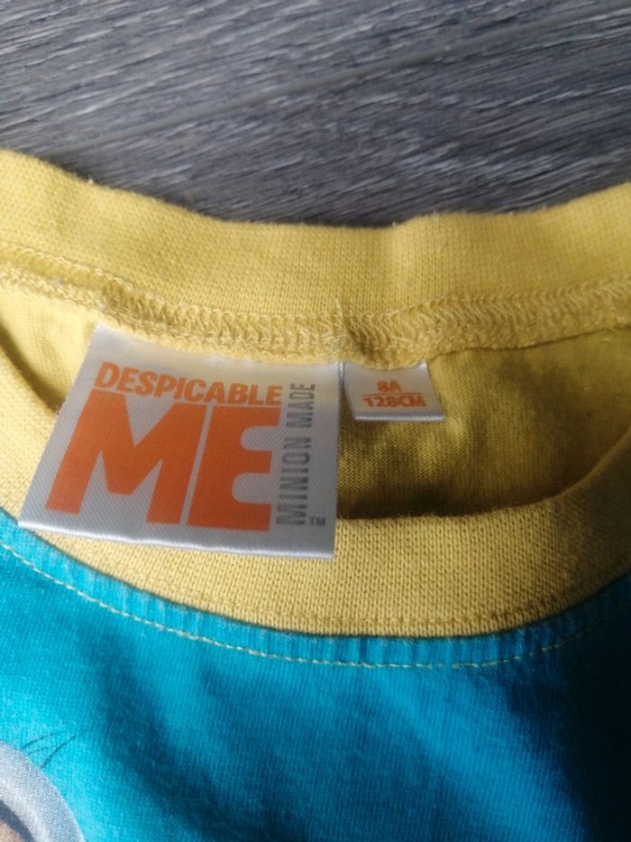 Tee shirt manche courte minions 8A - photo numéro 3