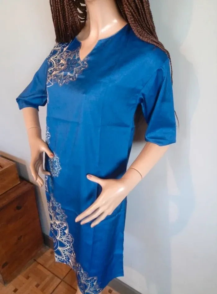 Robe d'été Shein (neuf, bleu), M / 38 / 10 - photo numéro 3