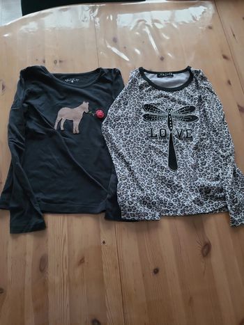 Lot t shirt manches longues