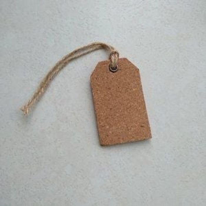 lot de 6 étiquettes en liège