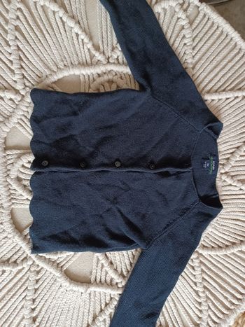 Gilet Kiabi bleu marine