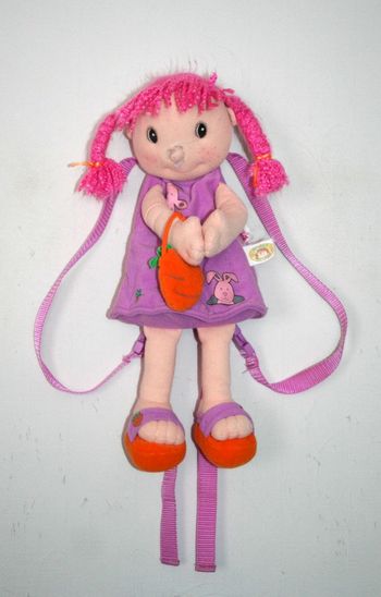 Sac à dos poupée violet 37cm de long ZAPF Création