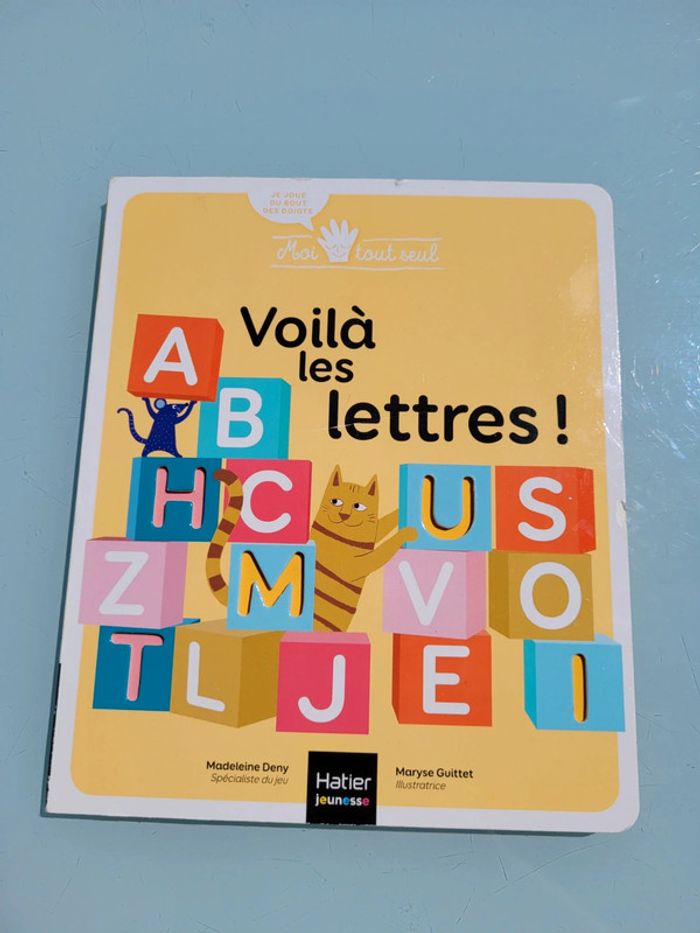 Livre animé Voilà les lettres! Je joue du bout des doigts, Moi tout seul (30) - photo numéro 2