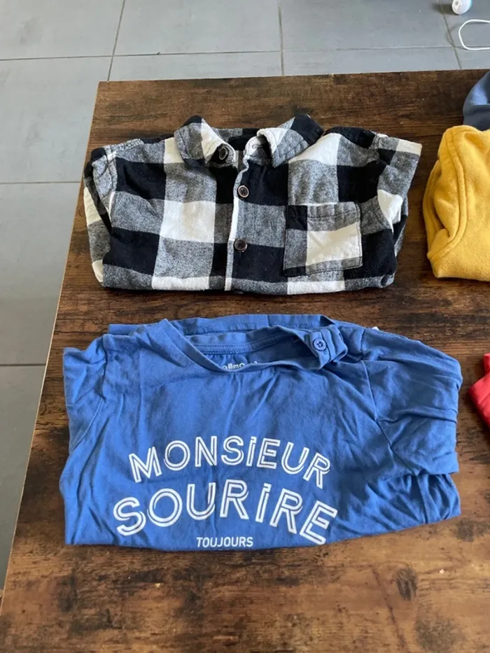 Lot de 4 pull / teeshirt à manches longues / chemise à manches longues garçon 3 ans - photo numéro 2