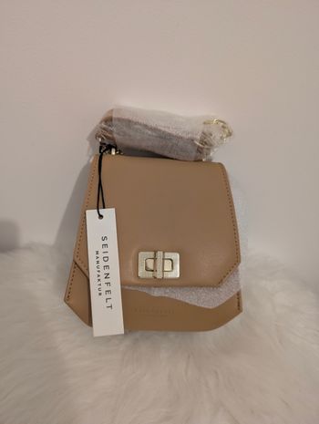 👜 Sac bandoulière Seidenfelt manufaktur modèle Örsjö – Beige – Neuf avec étiquette