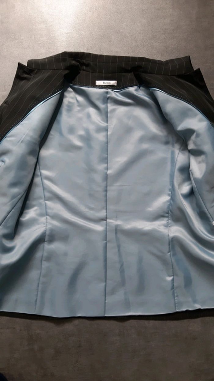 Costume femme chic veste + pantalon et ceinture - photo numéro 2