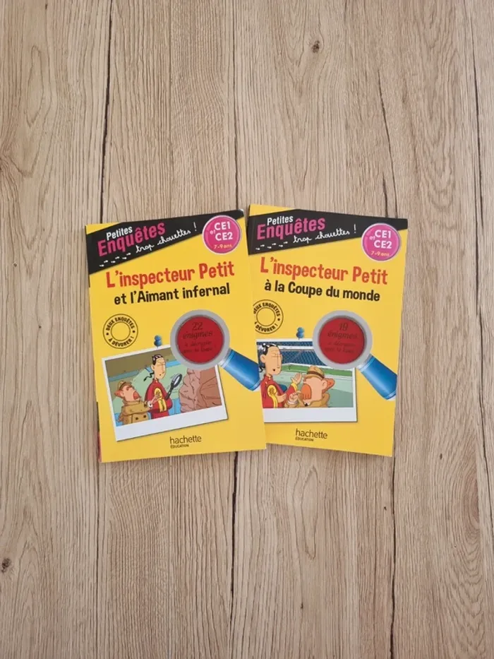 Livres " Enquêtes" CE1 et CE2