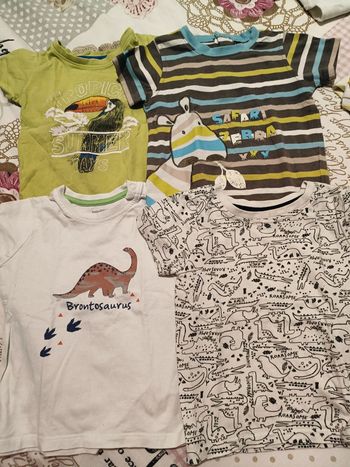 4 tee-shirt taille 18/24 mois