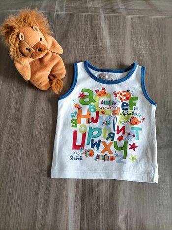 Débardeur alphabet Boboli 3 mois
