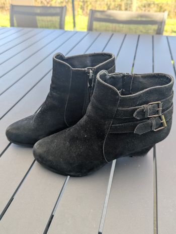 Paire de bottines compensées BNK bon état taille 39